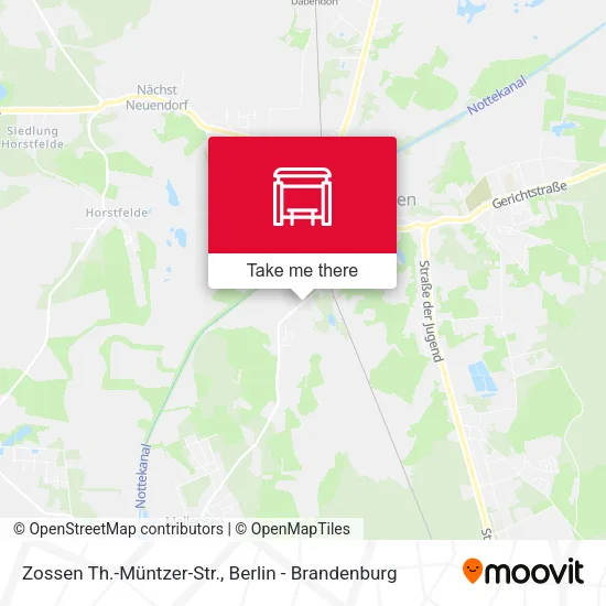 Карта Zossen Th.-Müntzer-Str.