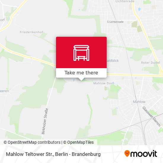 Mahlow Teltower Str. map
