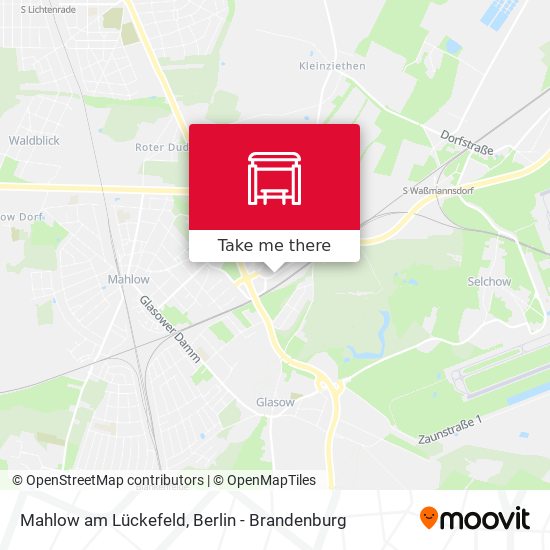 Mahlow am Lückefeld map