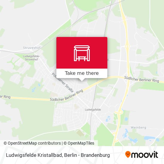 Ludwigsfelde Kristallbad map