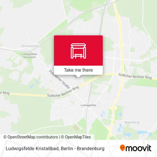 Карта Ludwigsfelde Kristallbad