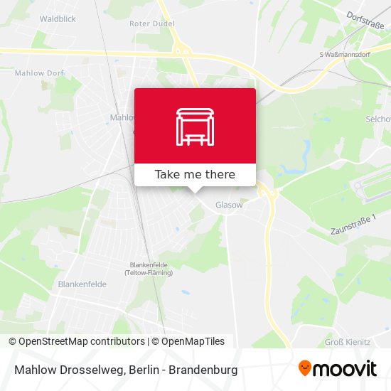 Карта Mahlow Drosselweg