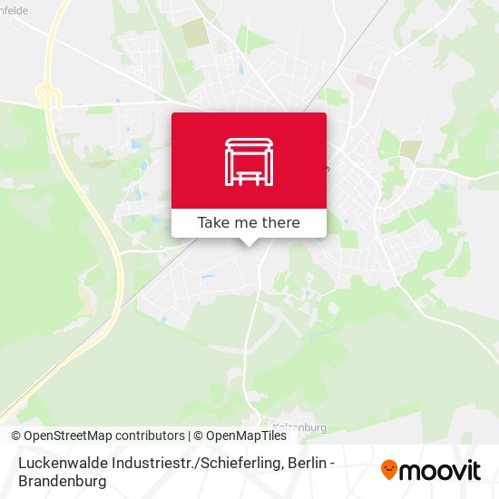 Luckenwalde Industriestr. / Schieferling map