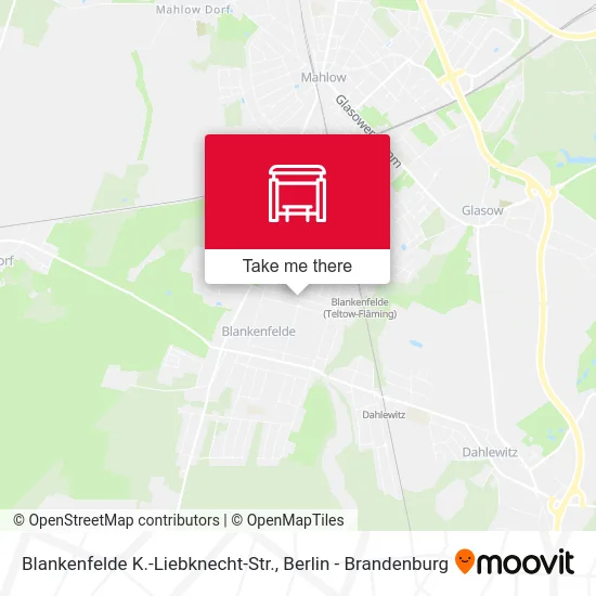 Карта Blankenfelde K.-Liebknecht-Str.