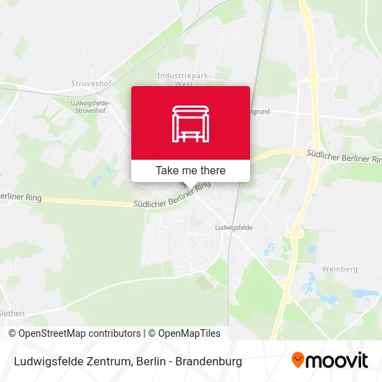 Ludwigsfelde Zentrum map