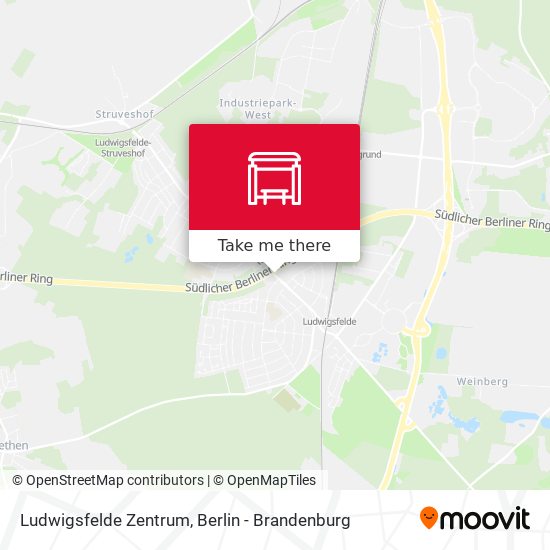 Ludwigsfelde Zentrum map