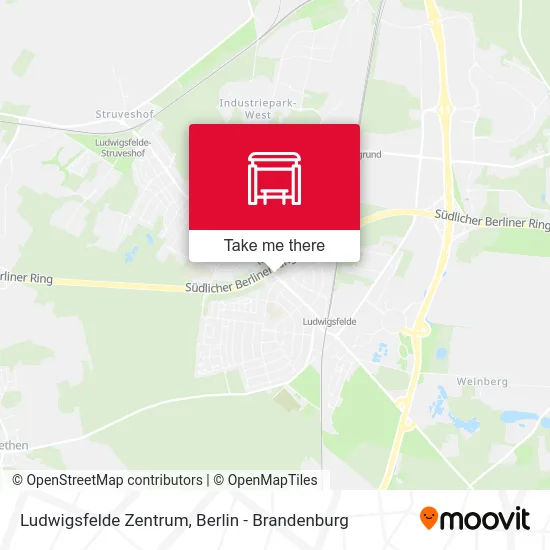 Ludwigsfelde Zentrum map
