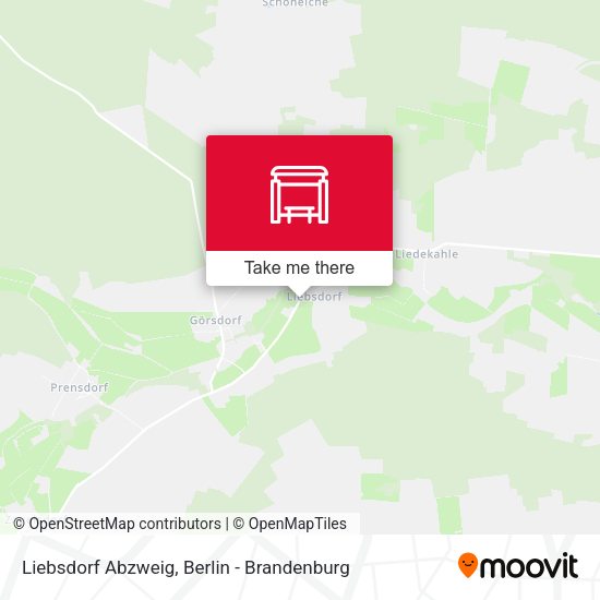 Карта Liebsdorf Abzweig
