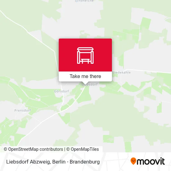 Карта Liebsdorf Abzweig