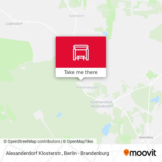 Alexanderdorf Klosterstr. map