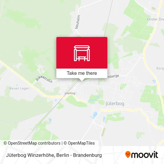Карта Jüterbog Winzerhöhe