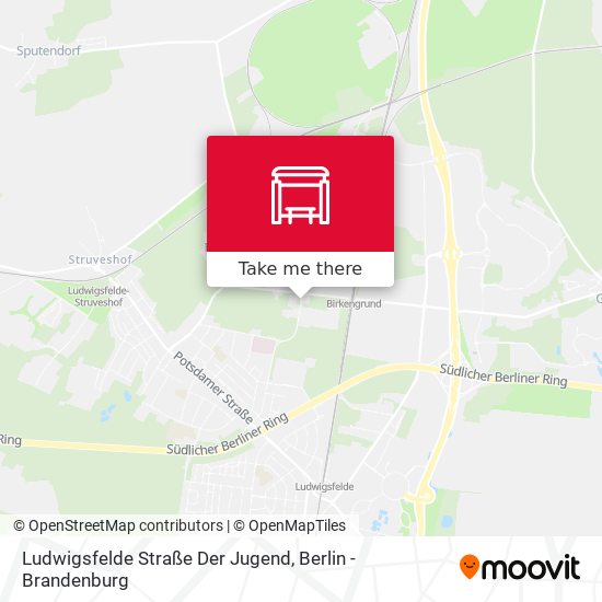 Ludwigsfelde Straße Der Jugend map
