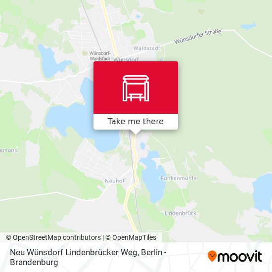 Neu Wünsdorf Lindenbrücker Weg map