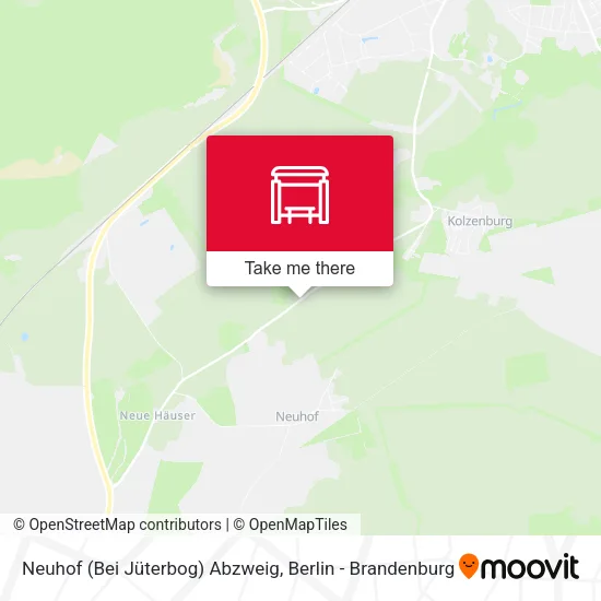 Карта Neuhof (Bei Jüterbog) Abzweig