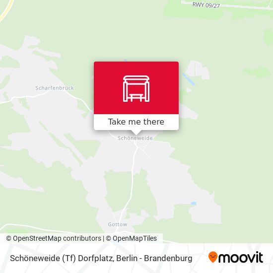 Schöneweide (Tf) Dorfplatz map