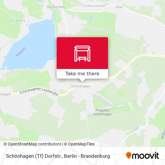 Schönhagen (Tf) Dorfstr. map