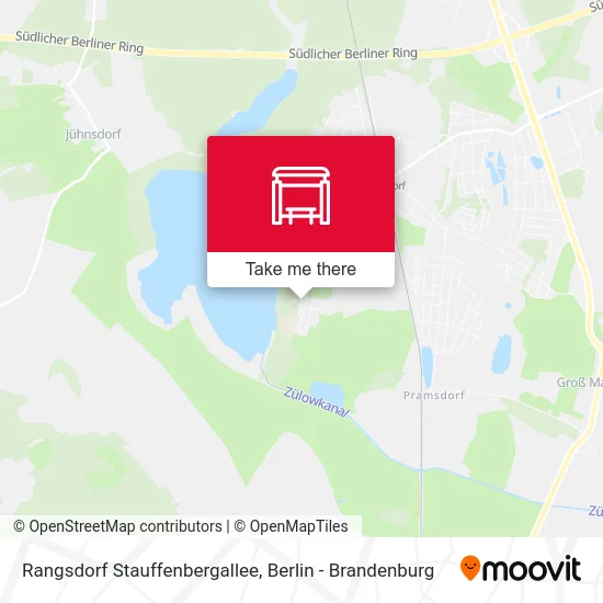 Rangsdorf Stauffenbergallee map