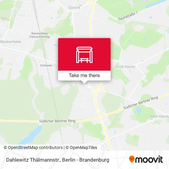 Карта Dahlewitz Thälmannstr.
