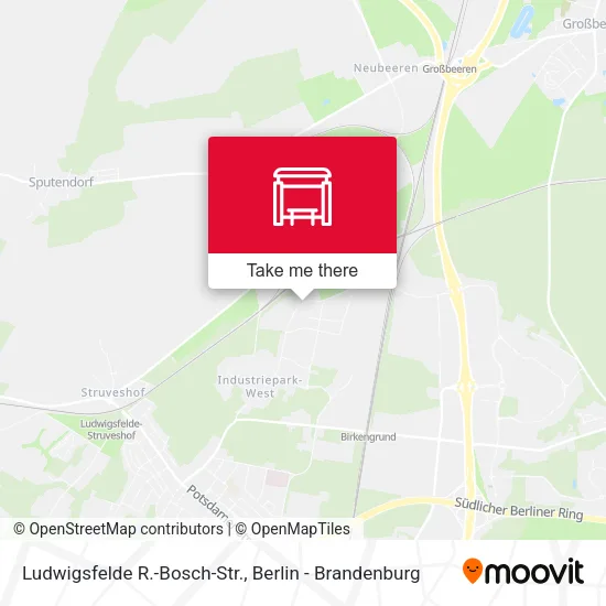 Карта Ludwigsfelde R.-Bosch-Str.