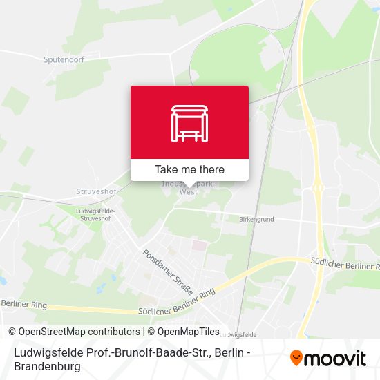 Карта Ludwigsfelde Prof.-Brunolf-Baade-Str.