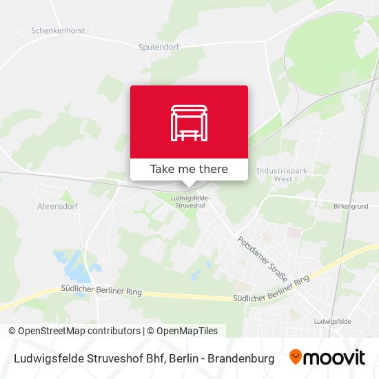 Ludwigsfelde Struveshof Bhf map