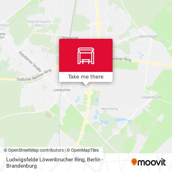 Ludwigsfelde Löwenbrucher Ring map