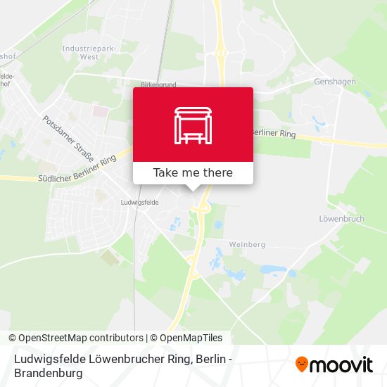 Ludwigsfelde Löwenbrucher Ring map