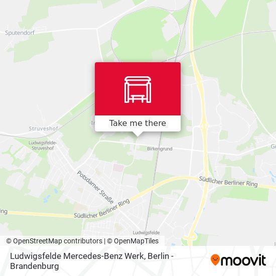 Ludwigsfelde Mercedes-Benz Werk map