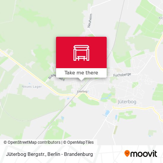 Jüterbog Bergstr. map