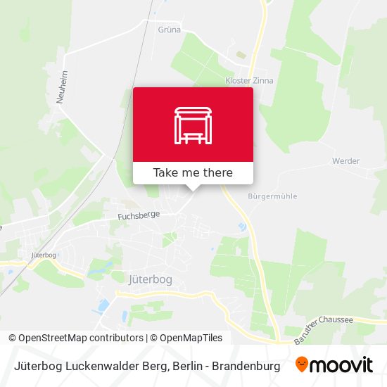 Jüterbog Luckenwalder Berg map