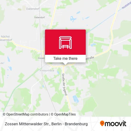 Карта Zossen Mittenwalder Str.