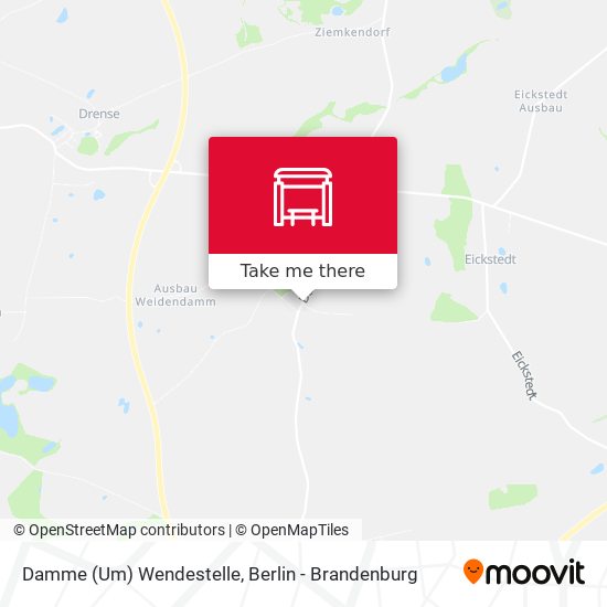Damme (Um) Wendestelle map