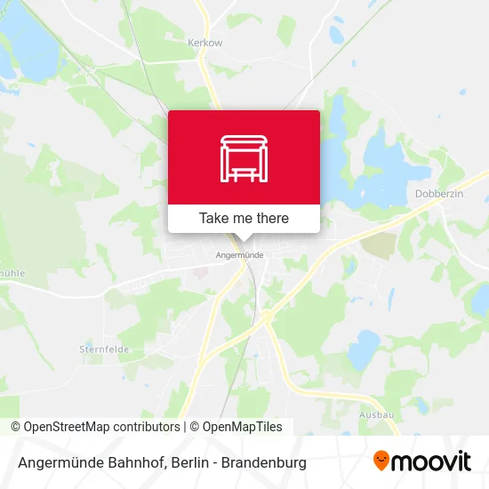 Angermünde Bahnhof map
