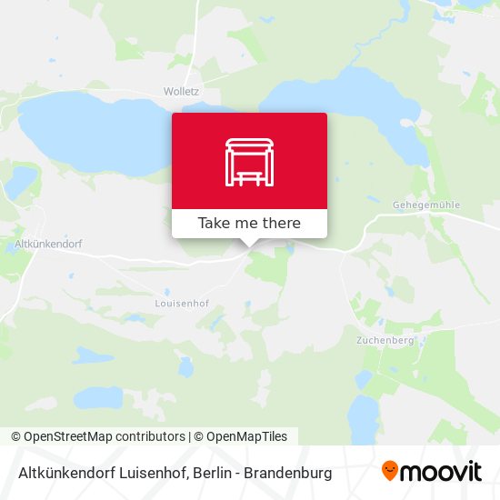 Altkünkendorf Luisenhof map