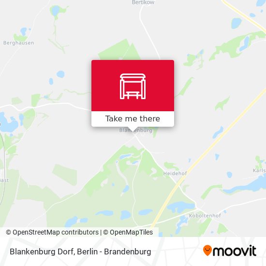 Blankenburg Dorf map