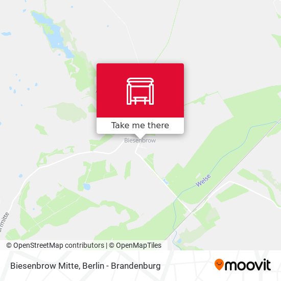Biesenbrow Mitte map