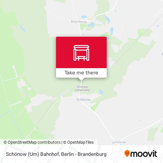 Schönow (Um) Bahnhof map