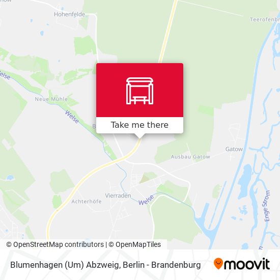 Blumenhagen (Um) Abzweig map