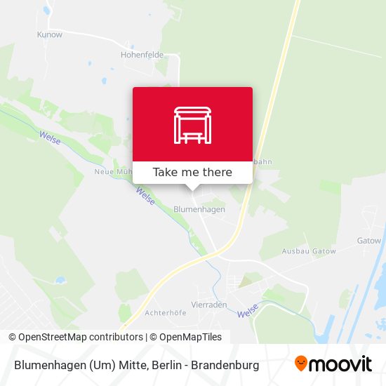 Blumenhagen (Um) Mitte map