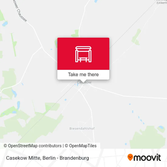 Карта Casekow Mitte