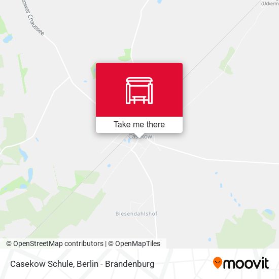 Casekow Schule map