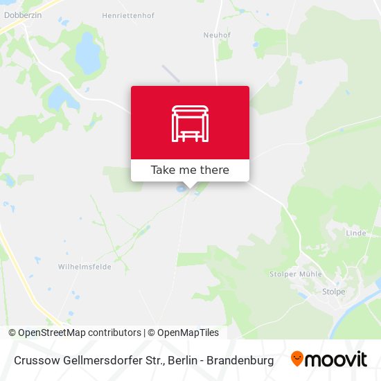 Crussow Gellmersdorfer Str. map
