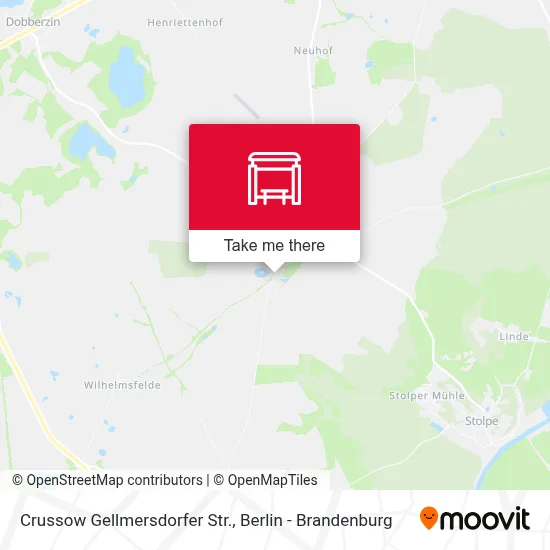 Crussow Gellmersdorfer Str. map