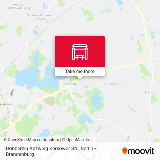 Карта Dobberzin Abzweig Kerkower Str.