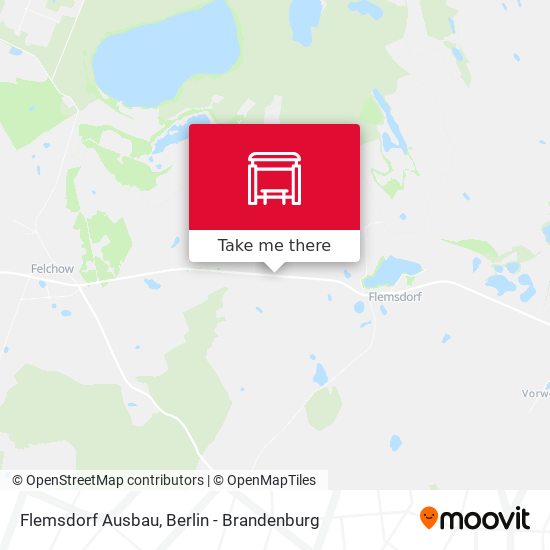 Flemsdorf Ausbau map