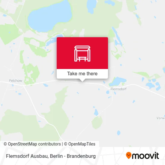 Flemsdorf Ausbau map