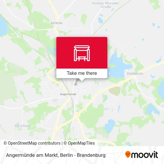 Карта Angermünde am Markt