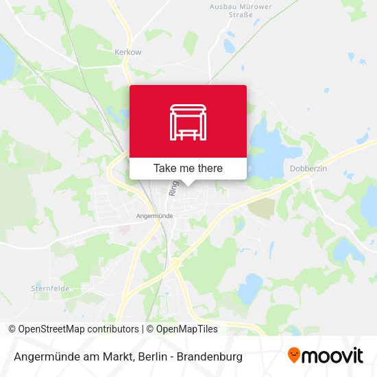 Карта Angermünde am Markt