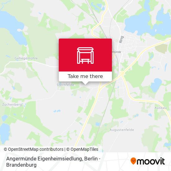 Angermünde Eigenheimsiedlung map