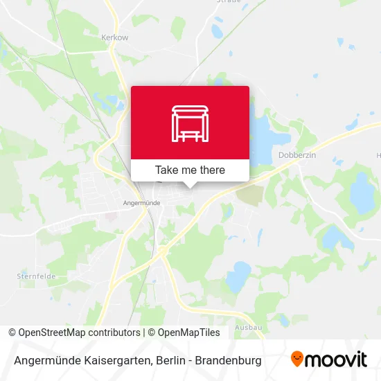 Angermünde Kaisergarten map